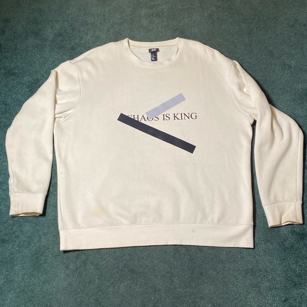 Beige Oversized Pullover